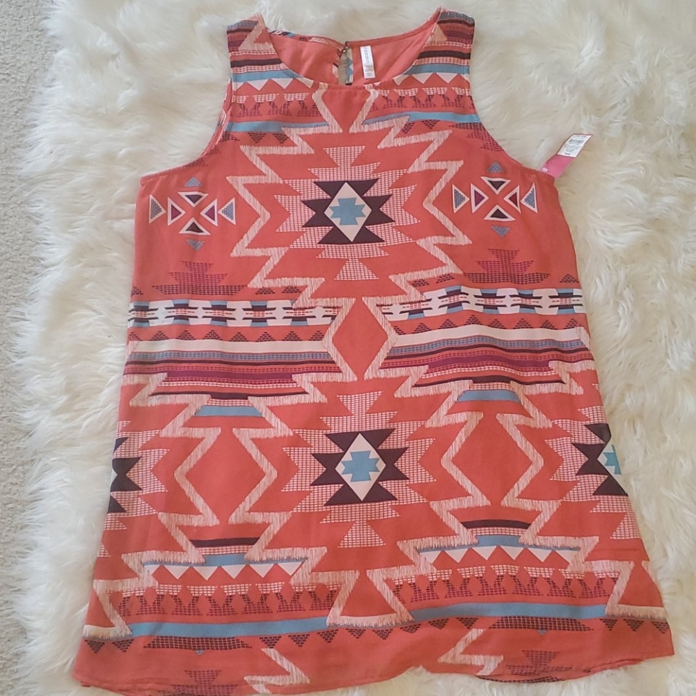 Aztec Print Dress